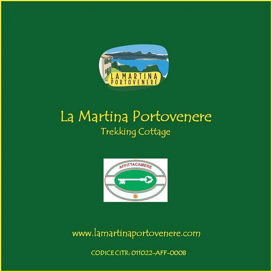 بيت ضيافة La Martina Portovenere Trekking Cottage بورتوفينيري